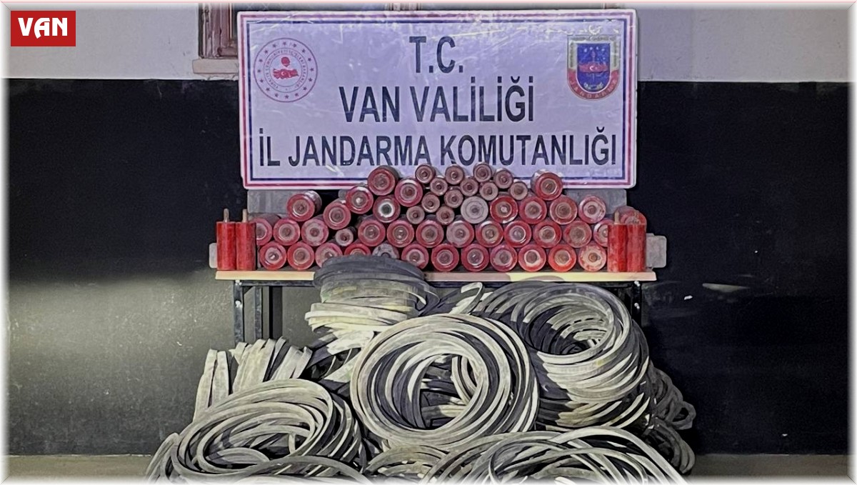 Van'da taş ocağından çalınan 400 bin lira değerindeki malzemeler ele geçirildi