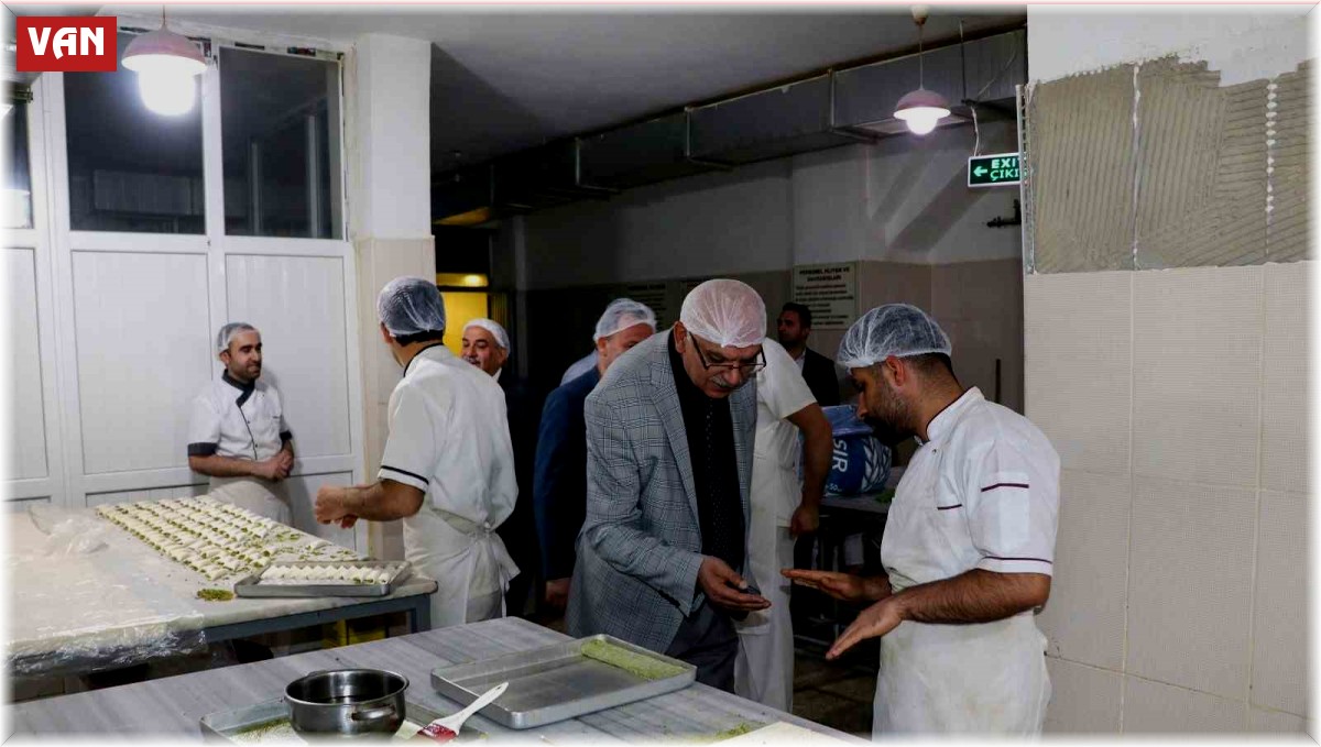 Van'da tatlı imalathaneleri denetlendi