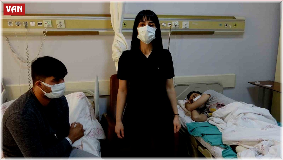 Van'da tedavi gören düzensiz göçmenlerin ihtiyaçlarını sağlık çalışanları karşıladı