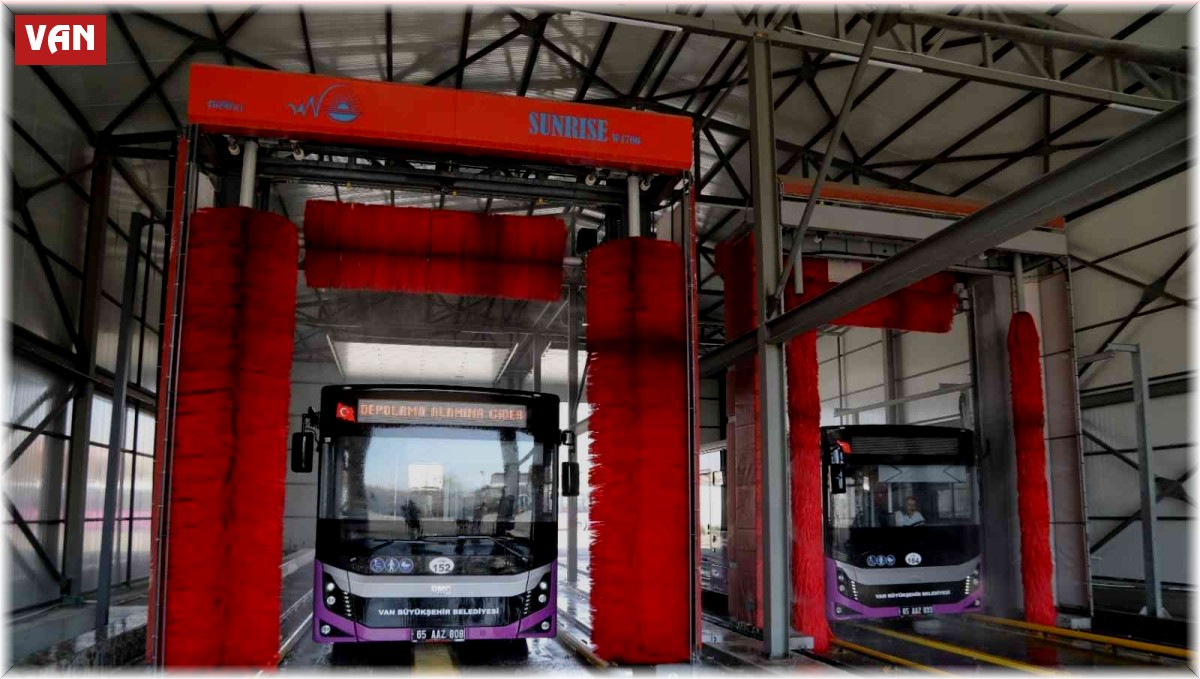 Van'da toplu ulaşım araçları artık daha hijyenik hizmet veriyor