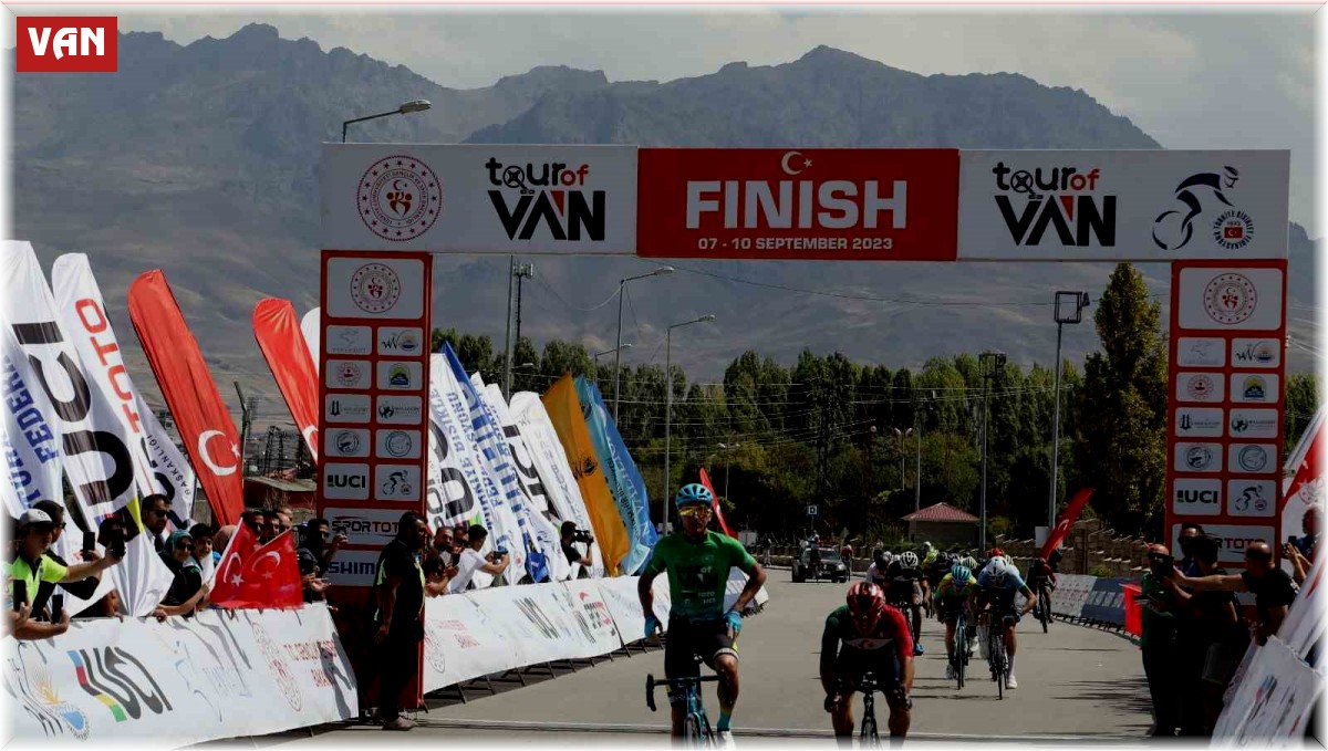Van'da 'Tour Of Van' uluslararası bisiklet yarışı sona erdi