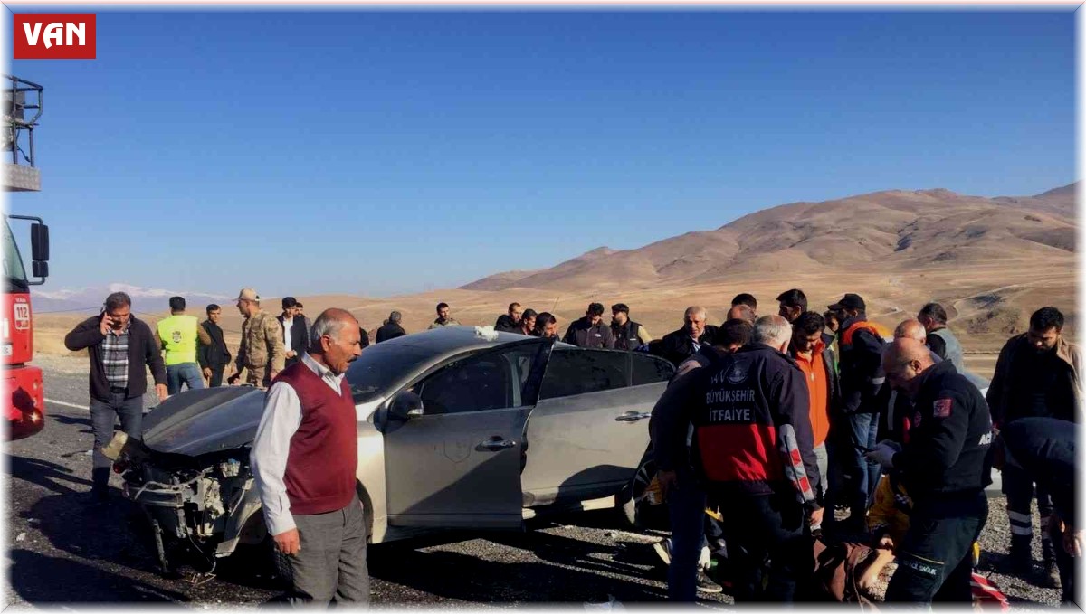 Van'da trafik kazası; 1 ölü, 6 yaralı