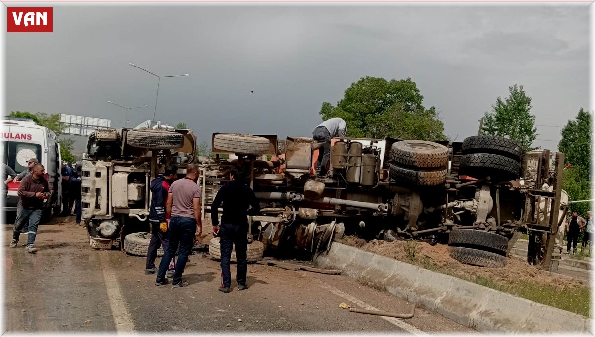 Van'da trafik kazası 1 yaralı