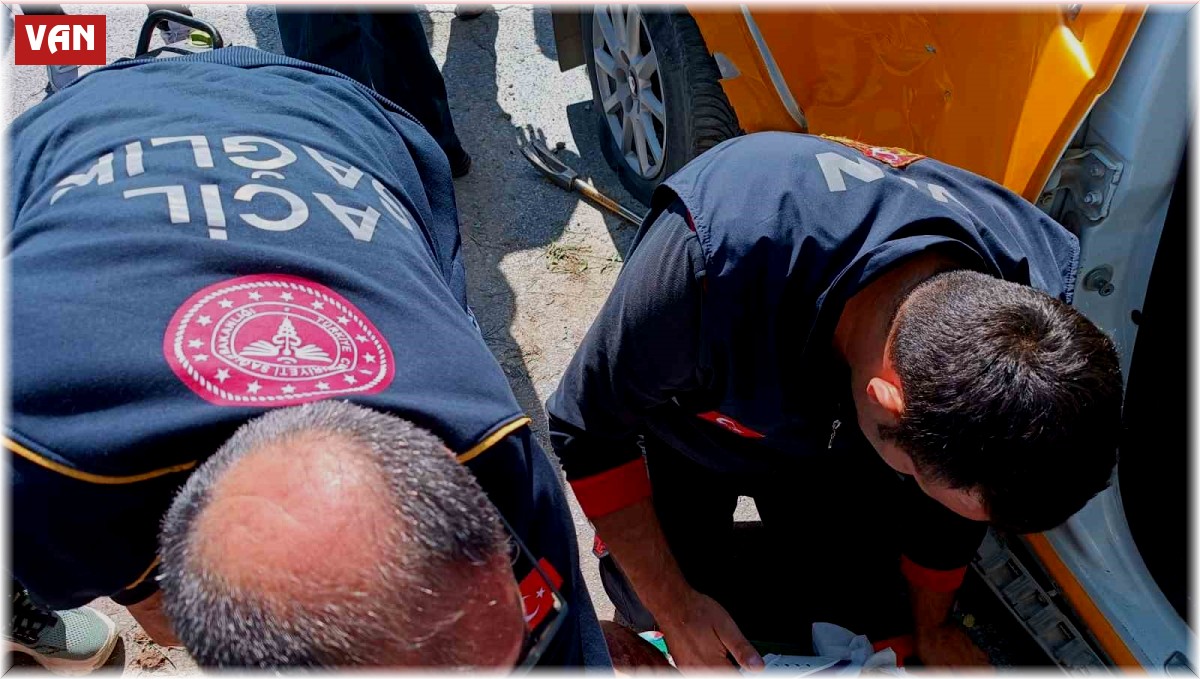 Van'da trafik kazası: 1 yaralı