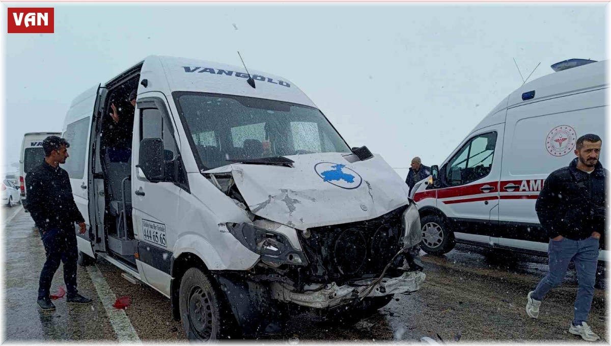 Van'da trafik kazası: 1 yaralı
