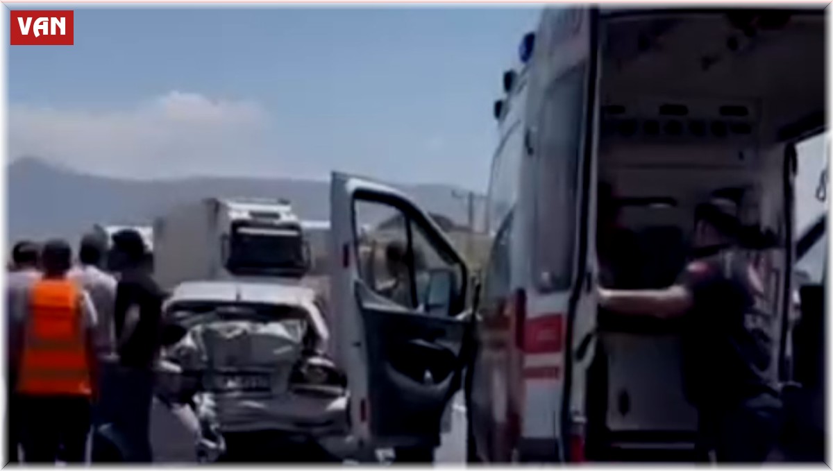 Van'da trafik kazası: 1 yaralı