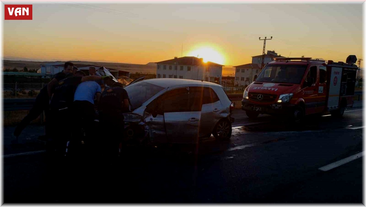 Van'da trafik kazası: 1 yaralı