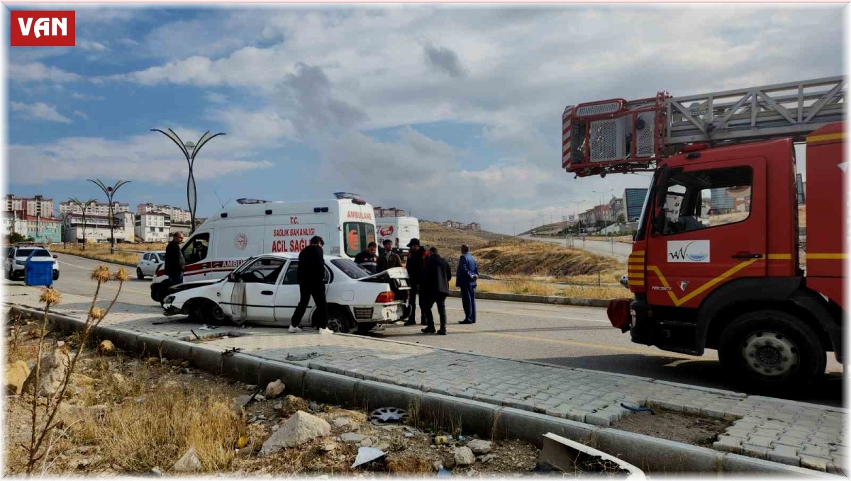 Van'da trafik kazası: 1 yaralı