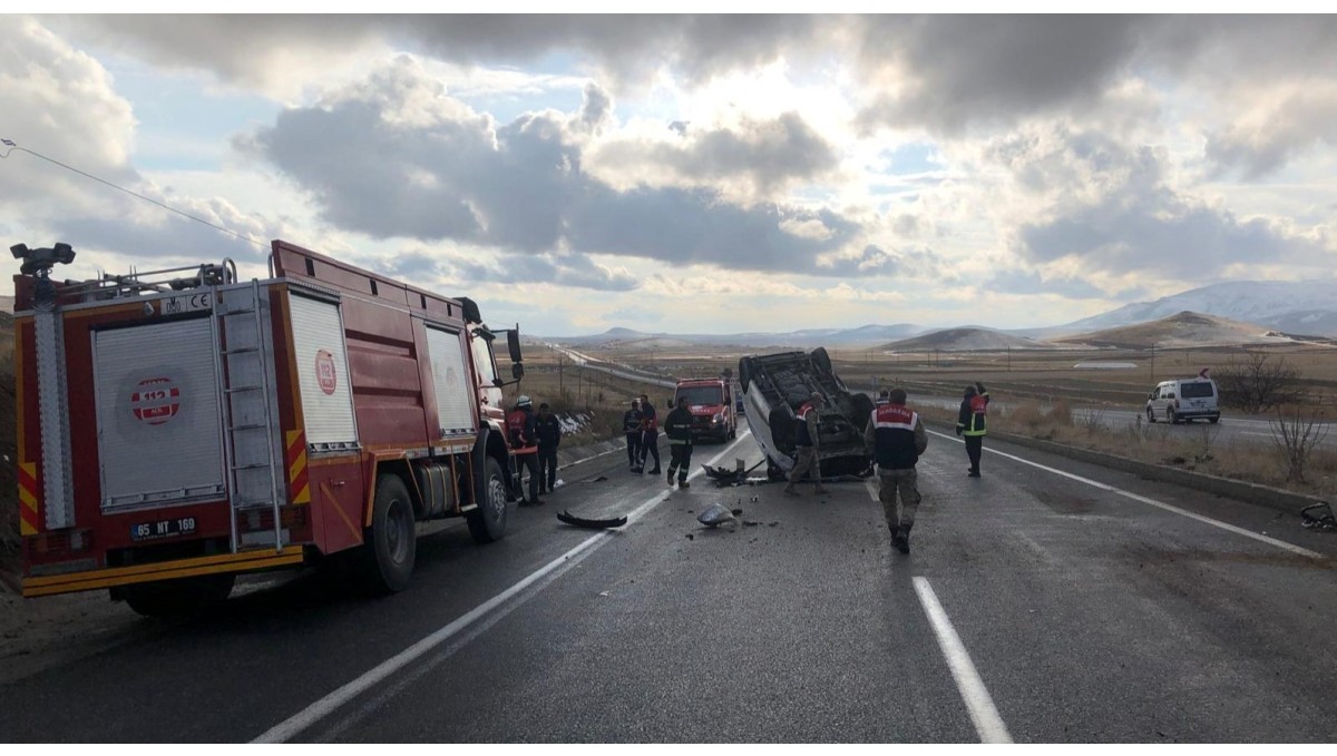 Van'da trafik kazası: 1 yaralı