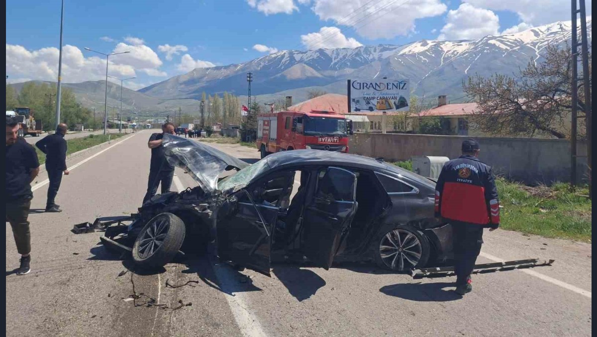 Van'da trafik kazası: 1 yaralı