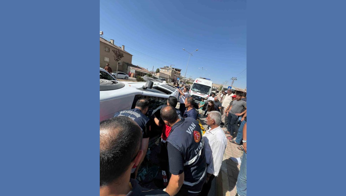 Van'da trafik kazası: 1 yaralı