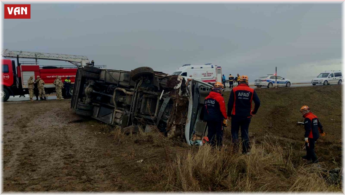 Van'da trafik kazasındaki yaralı sayısı 27'ye yükseldi