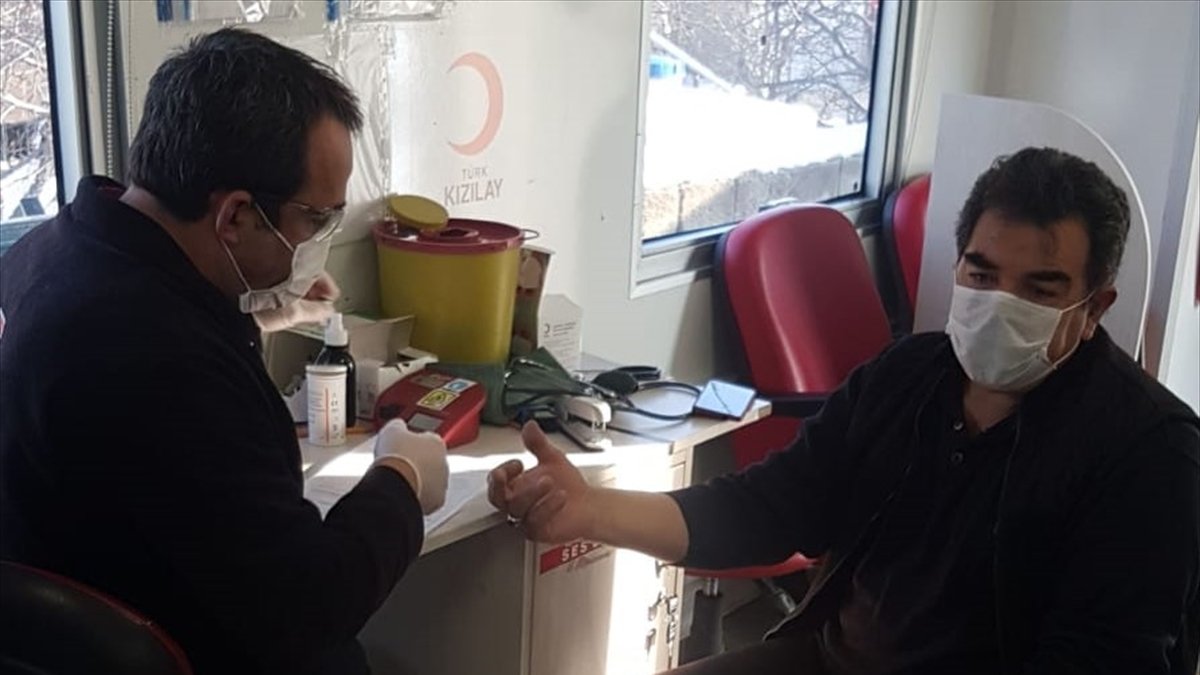 Van'da Türk Kızılay'a kan bağışı kampanyası