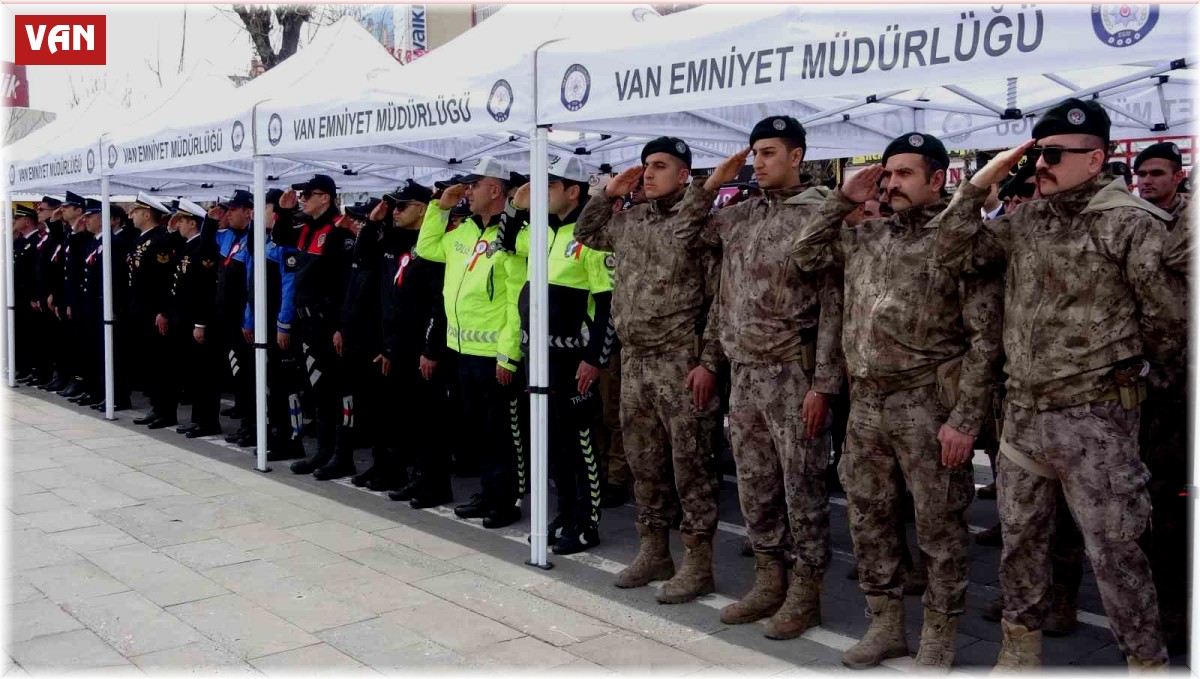 Van'da Türk Polis Teşkilatı'nın 179. kuruluş yıl dönümü kutlandı