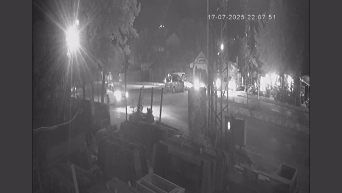 Van'da üç aracın karıştığı kazanın kamera görüntüleri ortaya çıktı