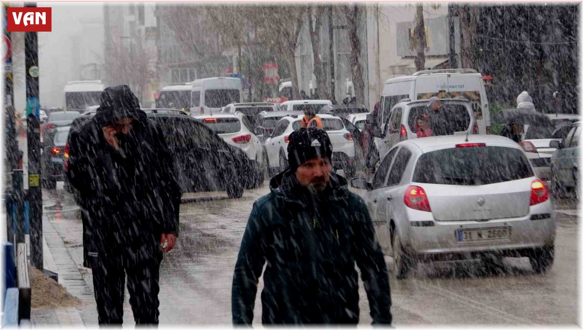Van'da yoğun kar yağışı