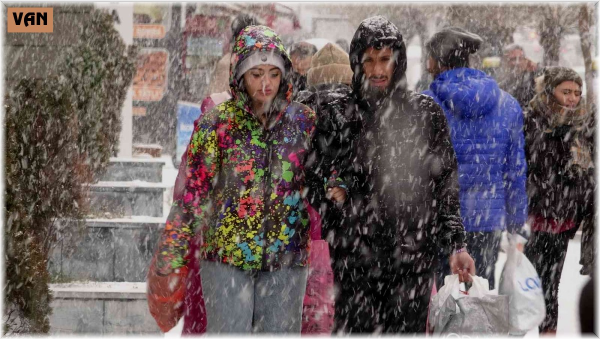 Van'da yoğun kar yağışı