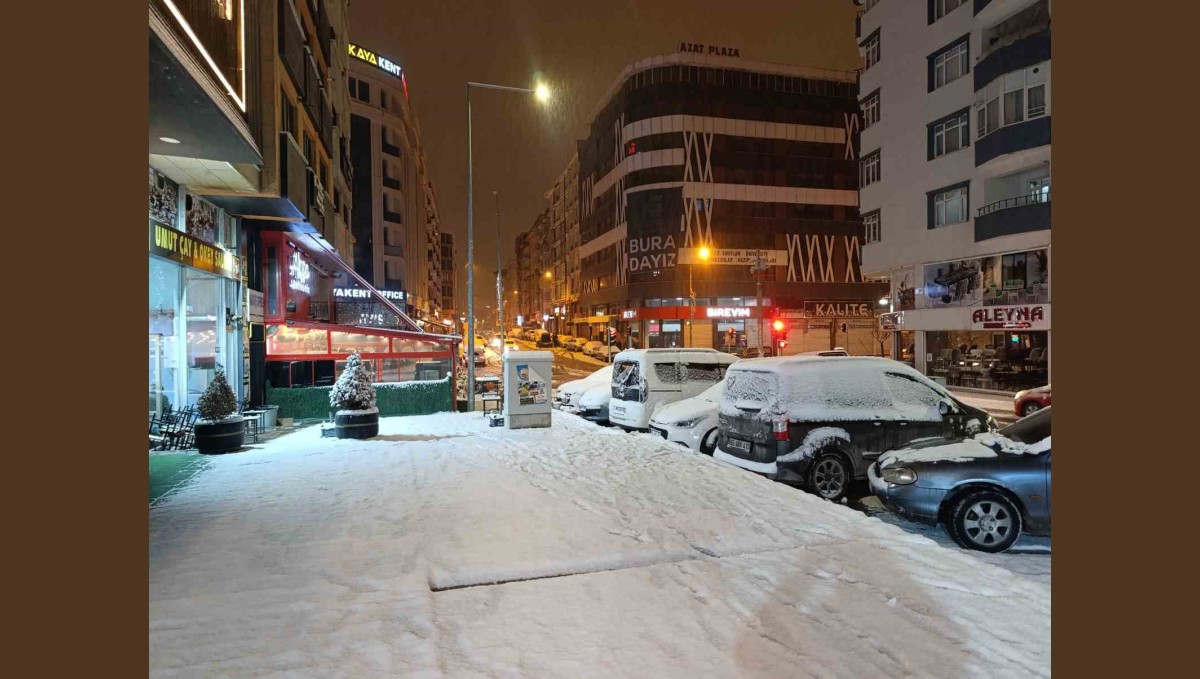 Van'da yoğun kar yağışı etkili oldu