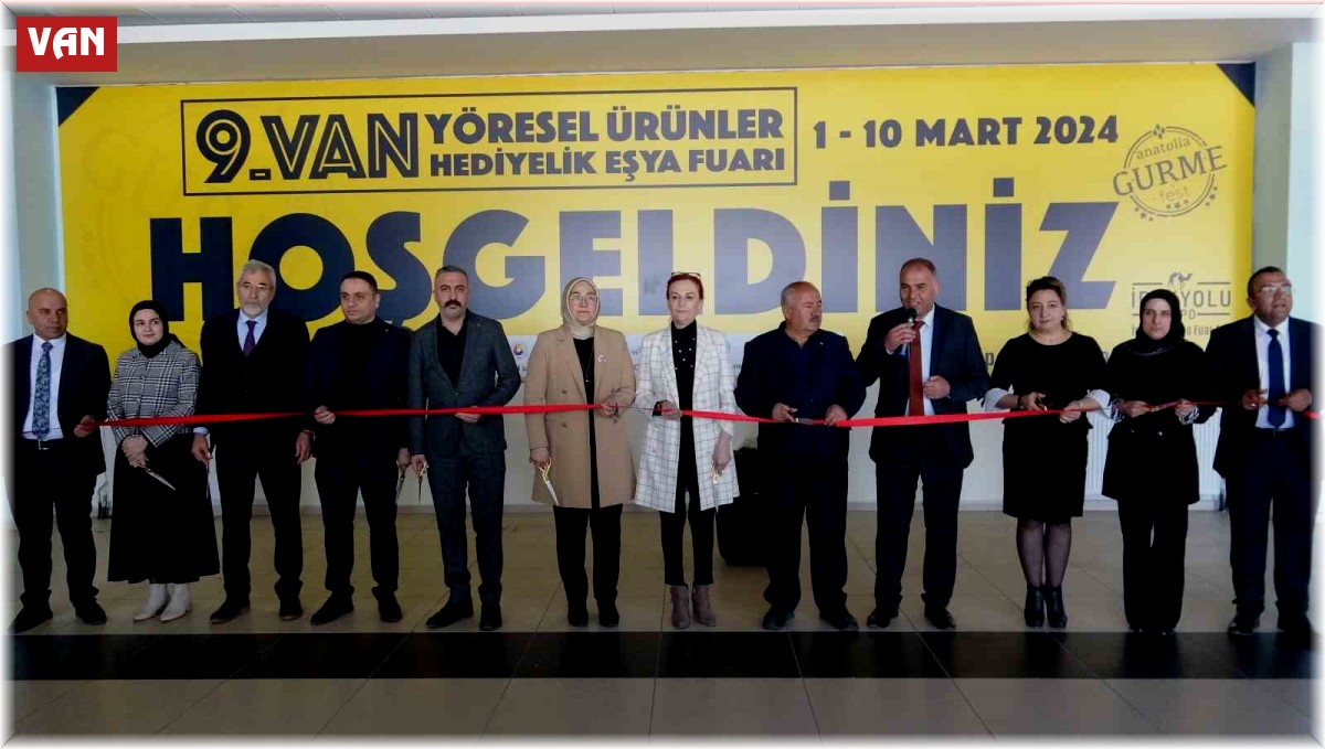 Van'da 'Yöresel Ürünler ve Hediyelik Eşya Fuarı' kapılarını ziyaretçilere açtı