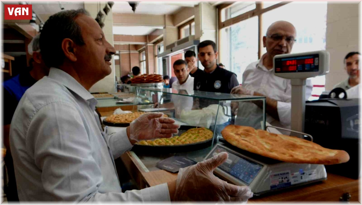 Van'daki fırınlara denetleme