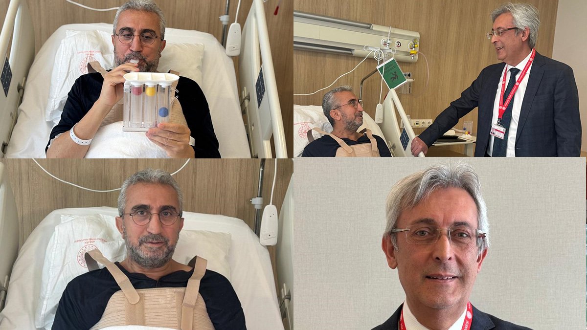 Van'dan ambulans uçakla Ankara'ya sevk edilen kalp hastası Mahmut Köroğlu ameliyatla sağlığına kavuştu