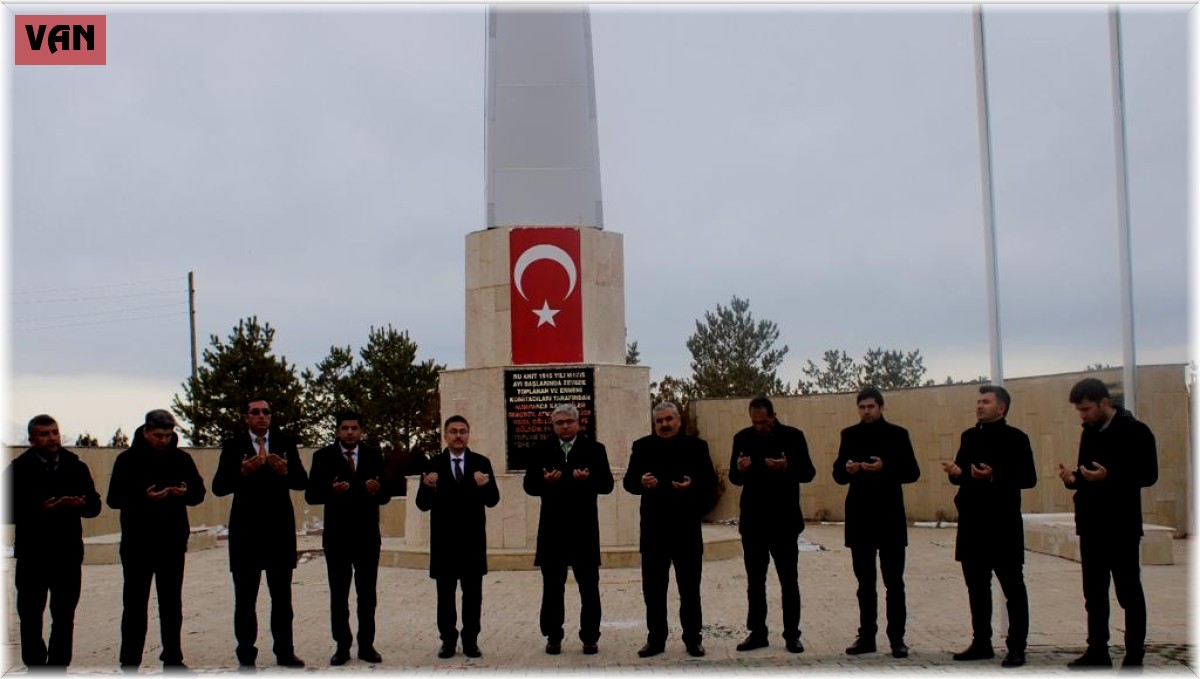 Van Denetimli Serbestlik Müdürlüğünden şehitleri anma etkinliği