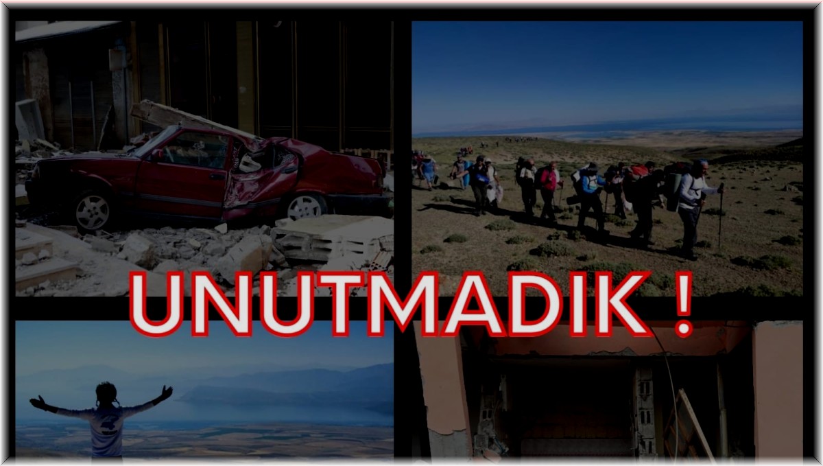 Van depreminde hayatını kaybedenler anısına Esrük Dağı'na tırmanış