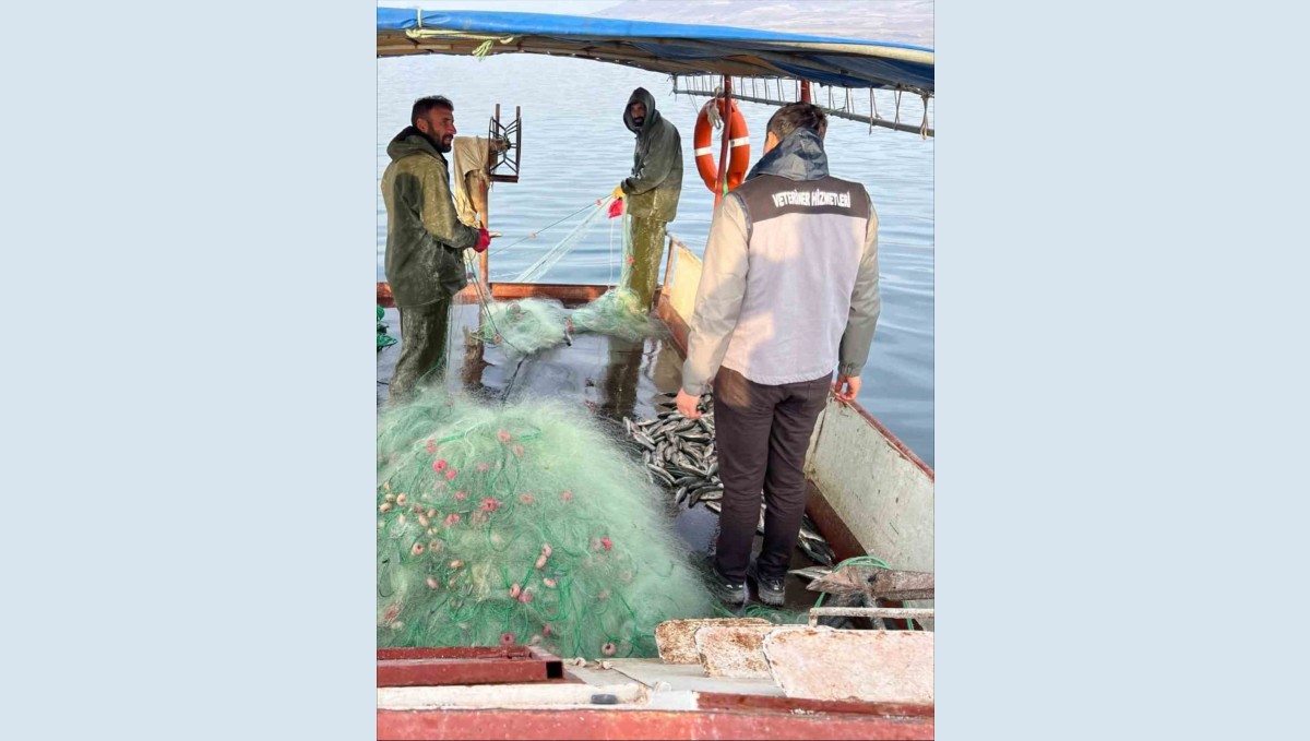 Van Gölü'nde balıkçılık denetimi yapıldı