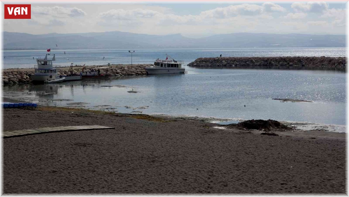Van Gölü'nde su seviyesinin azalması balıkçıları endişelendirdi