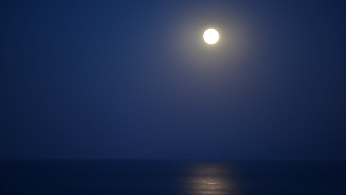 Van Gölü'ndeki yakamoz hayran bıraktı