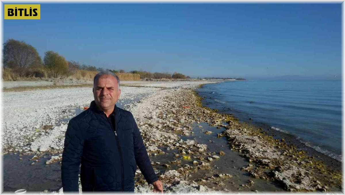 Van Gölü'nün çekilmesiyle mikrobiyalitler ortaya çıktı