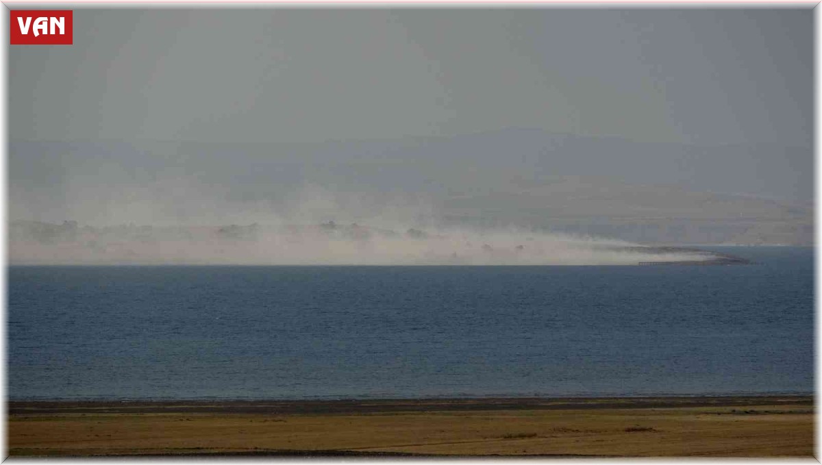Van Gölü'nün en büyük adasında yangın