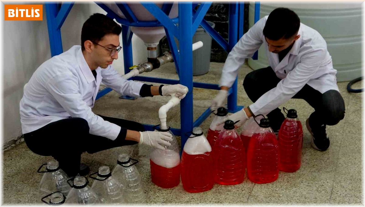 Van Gölü suyundan sıvı sabun ve kozmetik ürünleri üretiliyor