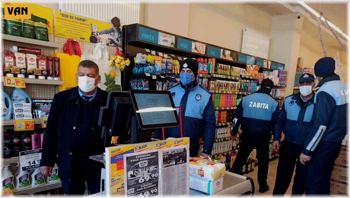 Van'ın Çaldıran Belediyesi marketlere yönelik fiyat denetimi yaptı