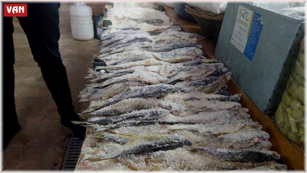 Van'ın farklı lezzeti: Tuzlu balık