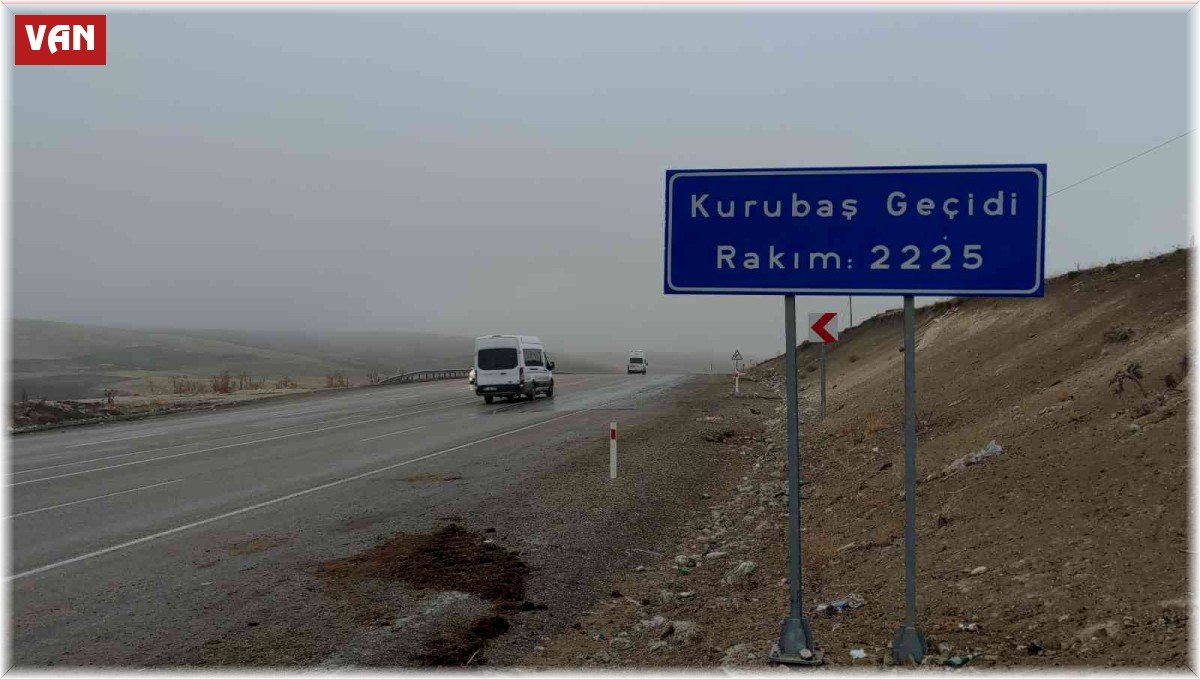 Van'ın yüksek kesimlerinde sis etkili oldu