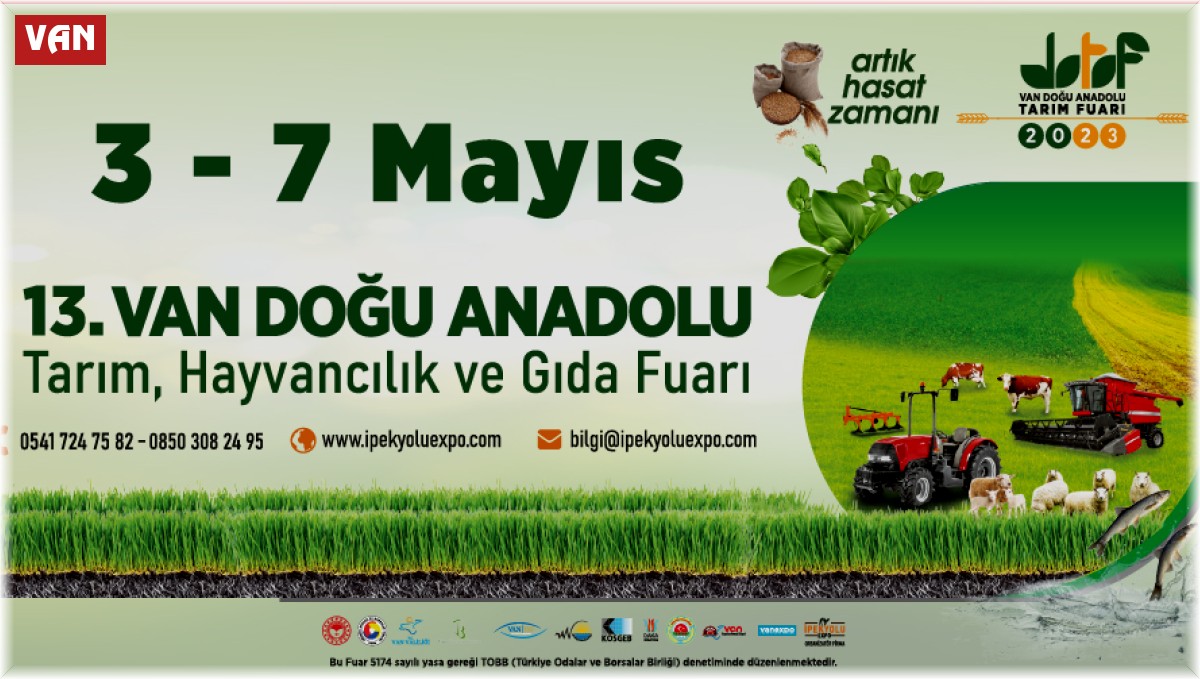 Van İpekyolu Expo Fuar ve Kongre Merkezi tarım fuarına hazırlanıyor