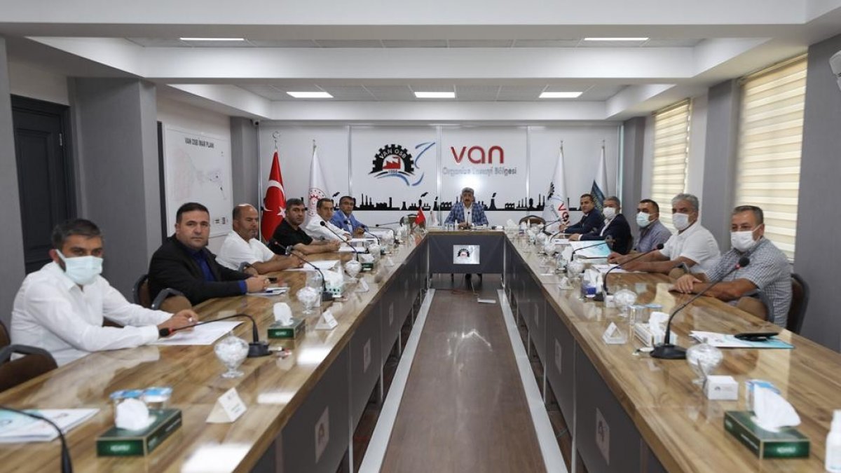 Van Organize Sanayi Bölgesi Müteşebbis Heyeti Toplantısı yapıldı