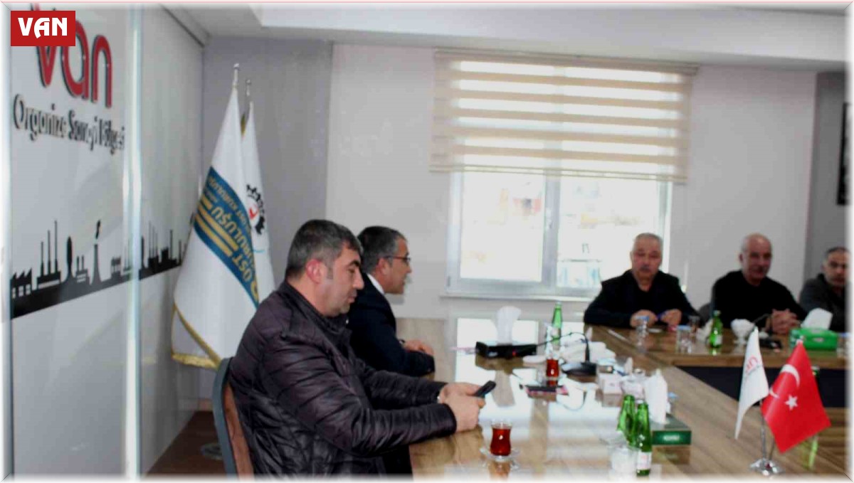 Van OSB'de 'İstişare Toplantısı' düzenlendi