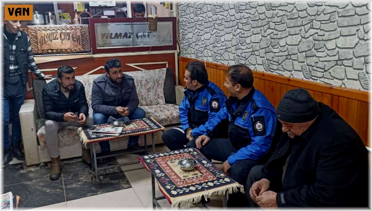 Van polisinden bilgilendirme çalışması