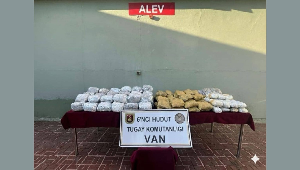 Van sınır hattında 109 kilogram uyuşturucu ele geçirildi