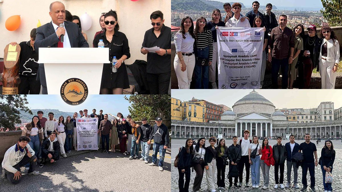 Van Vali Haydar Bey Anadolu Lisesi, Erasmus projesiyle öğrencilerini İtalya'da dijital eğitimle buluşturdu