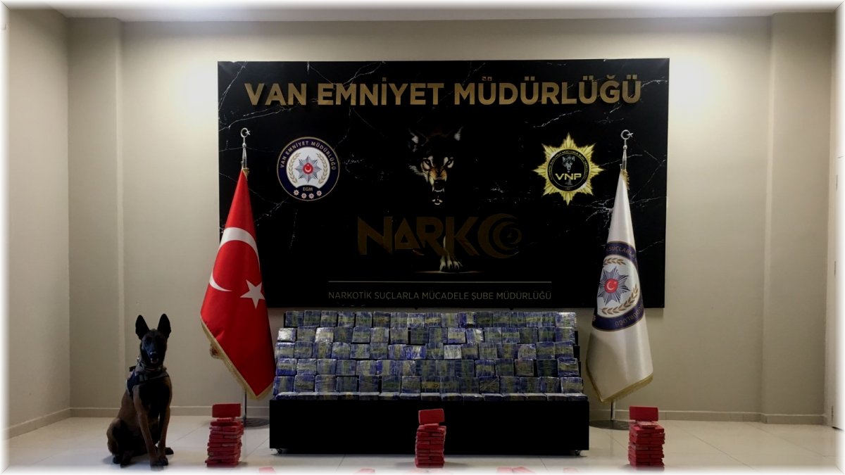 Van’da 91 kilo 600 gram eroin ele geçirildi
