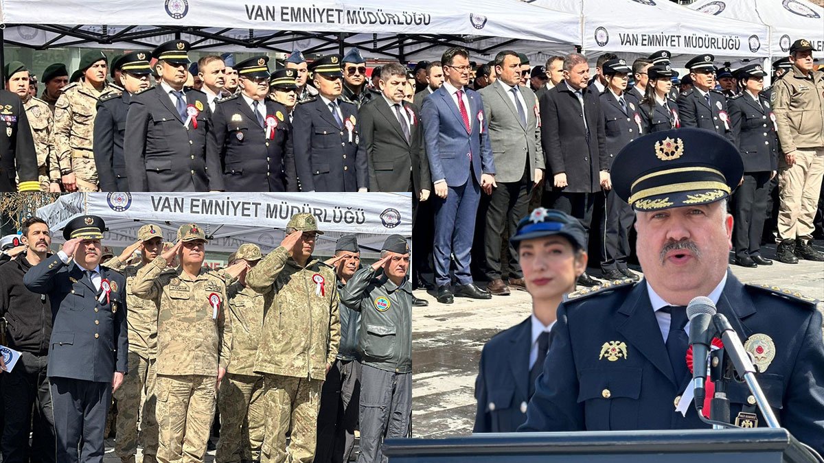 Van’da Türk Polis Teşkilatı’nın 181. kuruluş yılı için tören düzenlendi