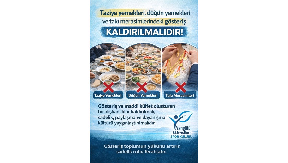 "Vangölü Aktivistleri Derneği: "Acı, sofrayla değil dua ve dayanışmayla paylaşılmalı"