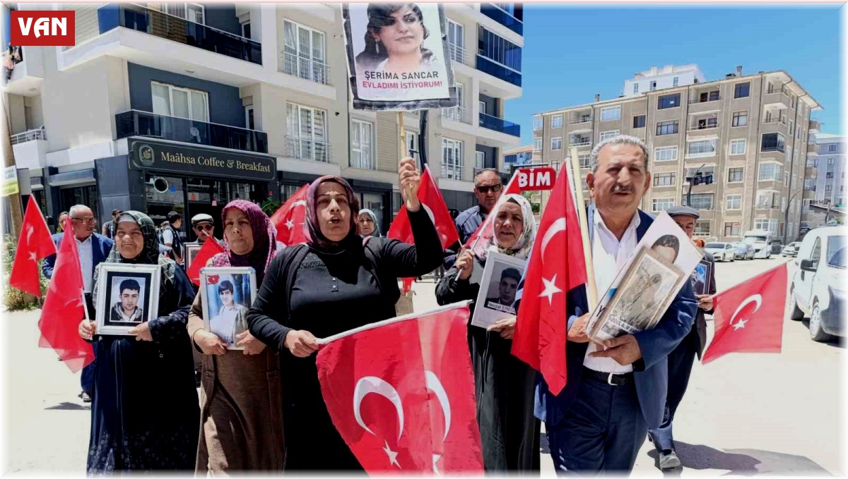 Vanlı ailelerin evlat nöbeti 81'inci haftasına girdi