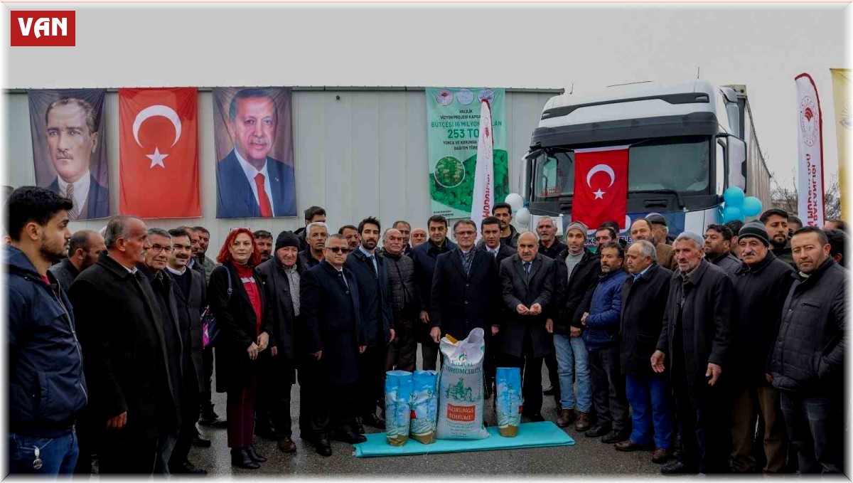 Vanlı çiftçilere tohum desteği