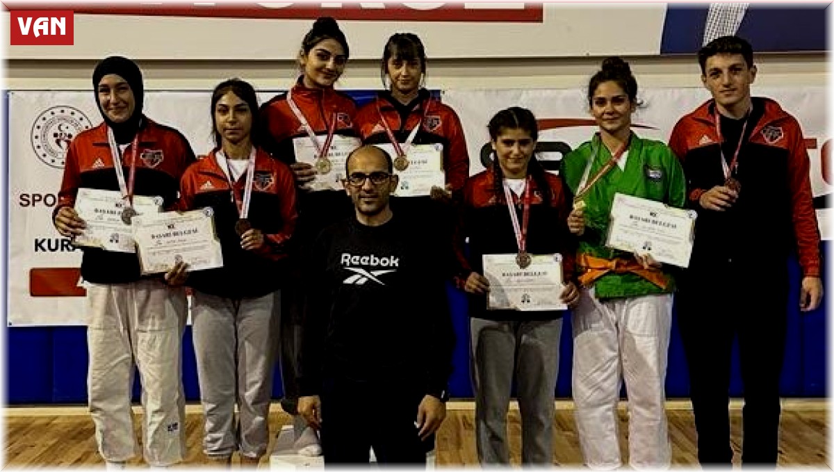 Vanlı judoculardan 10 madalya