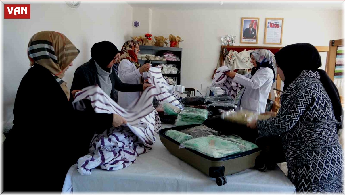 Vanlı kadınlar depremzedeler için seferber oldu