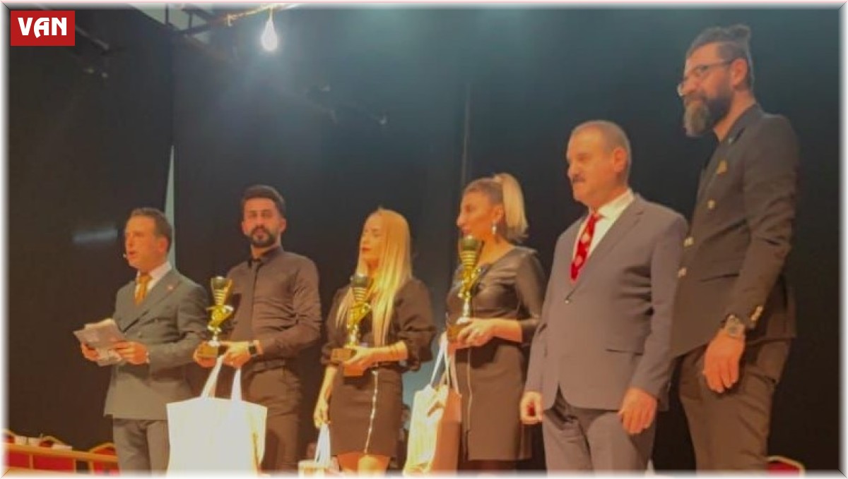 Vanlı kuaför Türkiye ikincisi oldu